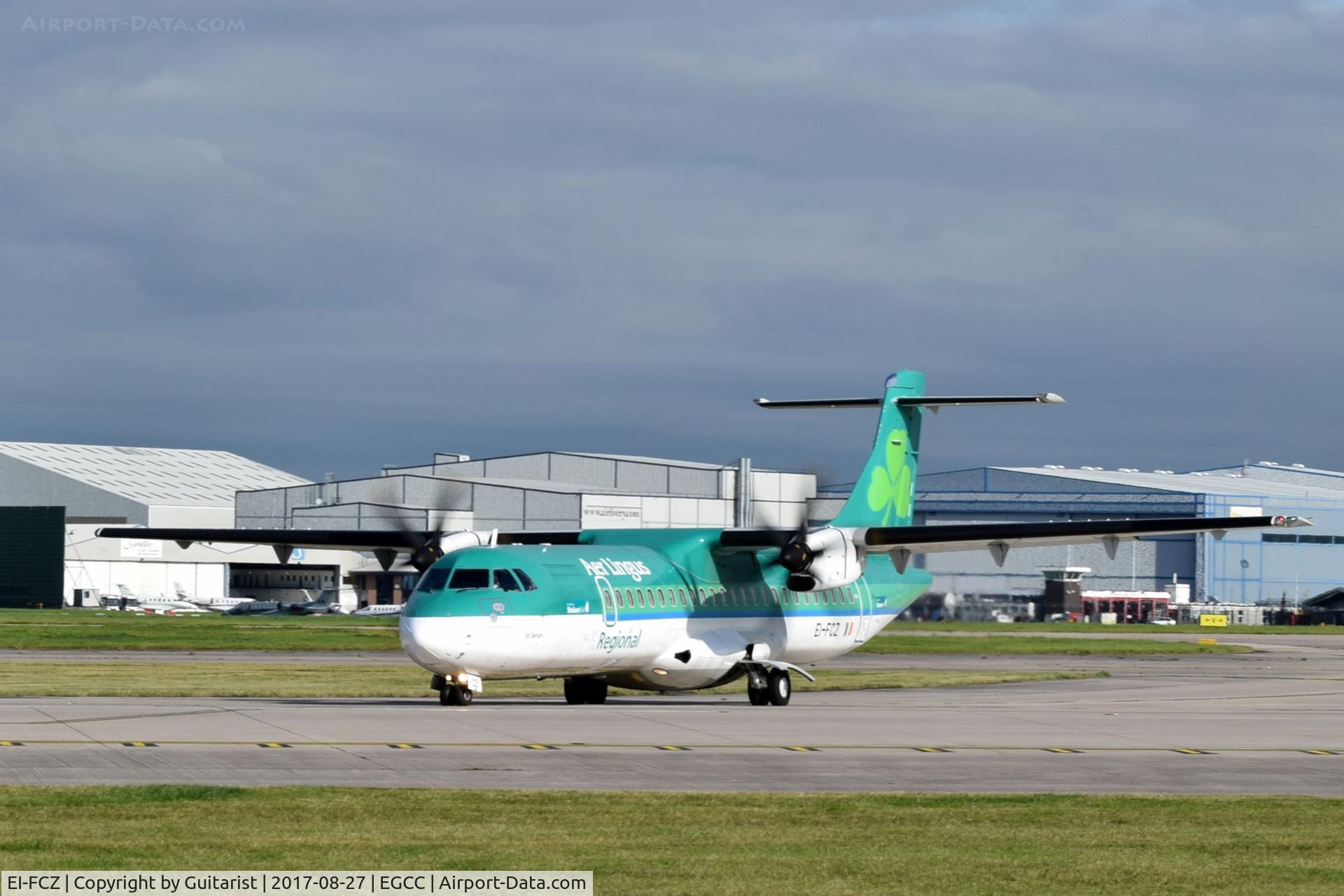 EI-FCZ, 2014 ATR 72-600 (72-212A) C/N 1159, At Manchester