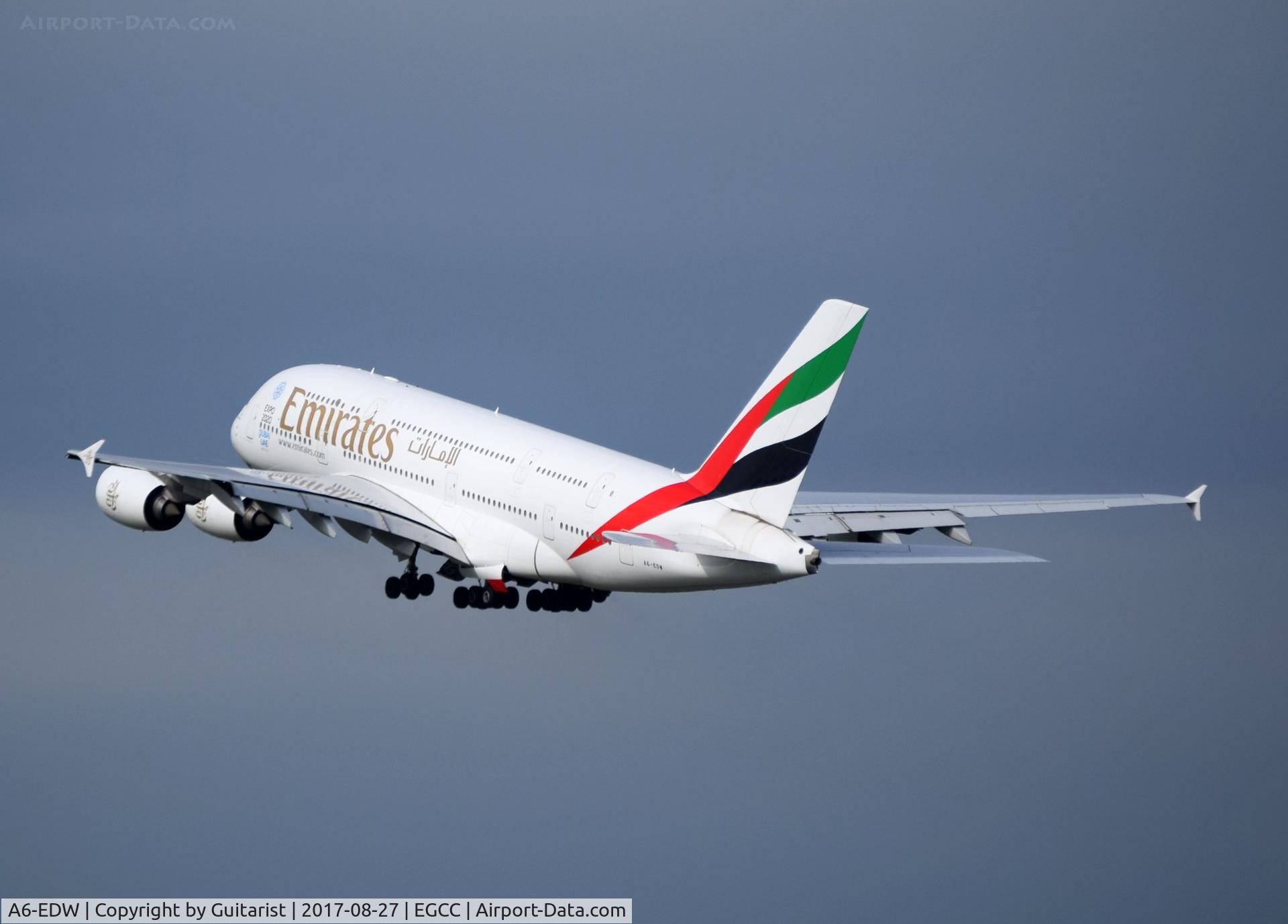 A6-EDW, 2012 Airbus A380-861 C/N 103, At Manchester