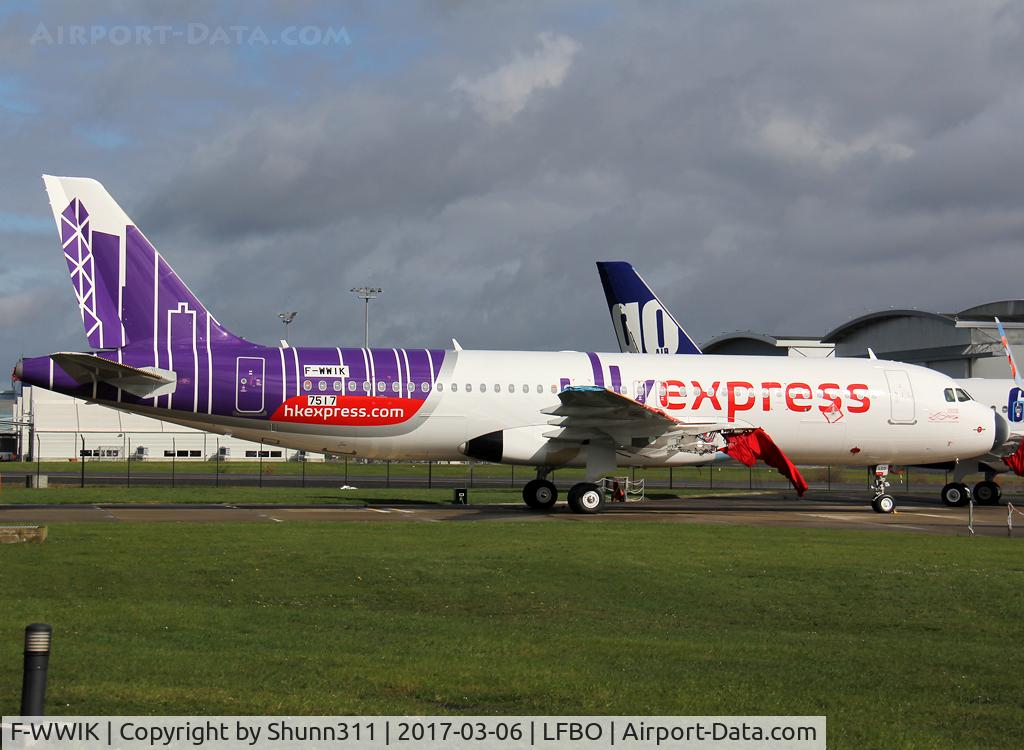 F-WWIK, 2017 Airbus A320-271N C/N 7517, C/n 7517 - To be B-LCO