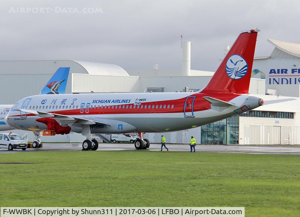 F-WWBK, 2017 Airbus A320-271N C/N 7540, C/n 7540 - To be B-8949