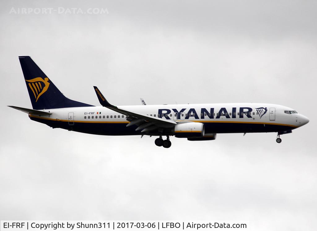 EI-FRF, 2016 Boeing 737-8AS C/N 44732, Landing rwy 32L