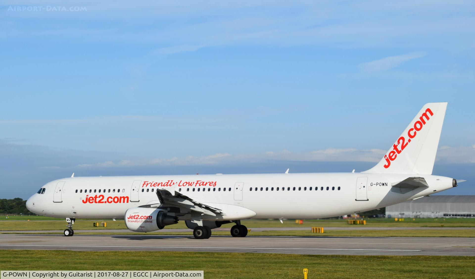G-POWN, 2009 Airbus A321-211 C/N 3830, At Manchester