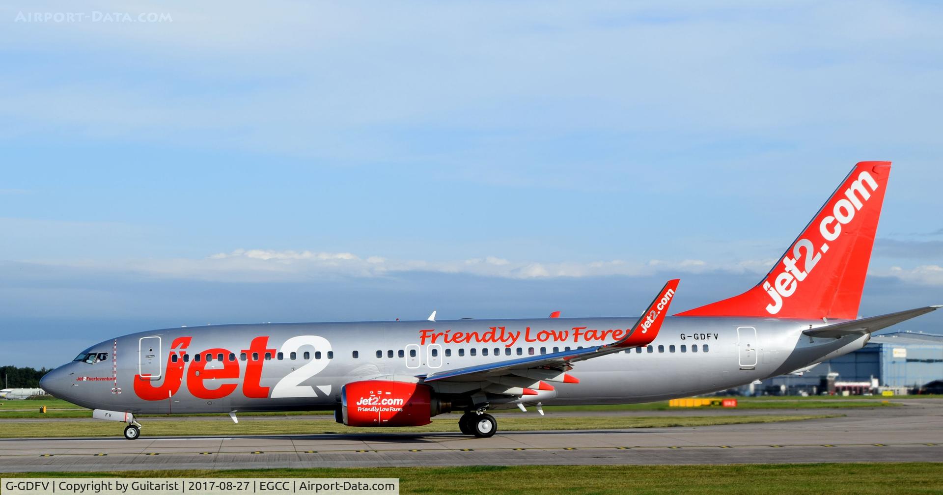 G-GDFV, 1998 Boeing 737-85F C/N 28821, At Manchester