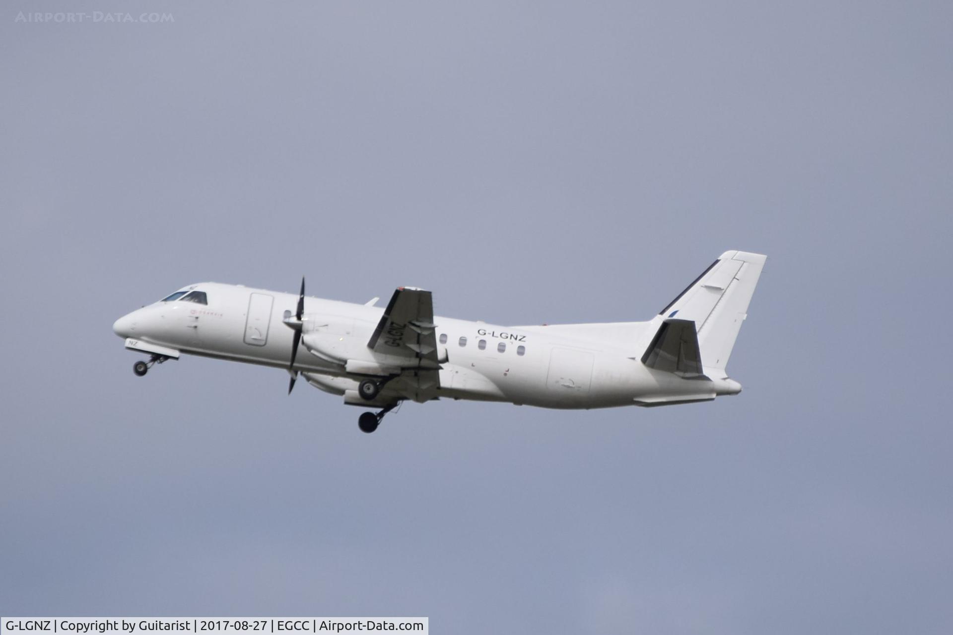 G-LGNZ, 1989 Saab 340B C/N 340B-167, At Manchester