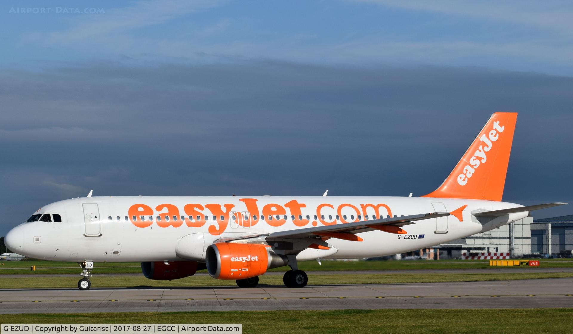 G-EZUD, 2011 Airbus A320-214 C/N 4636, At Manchester