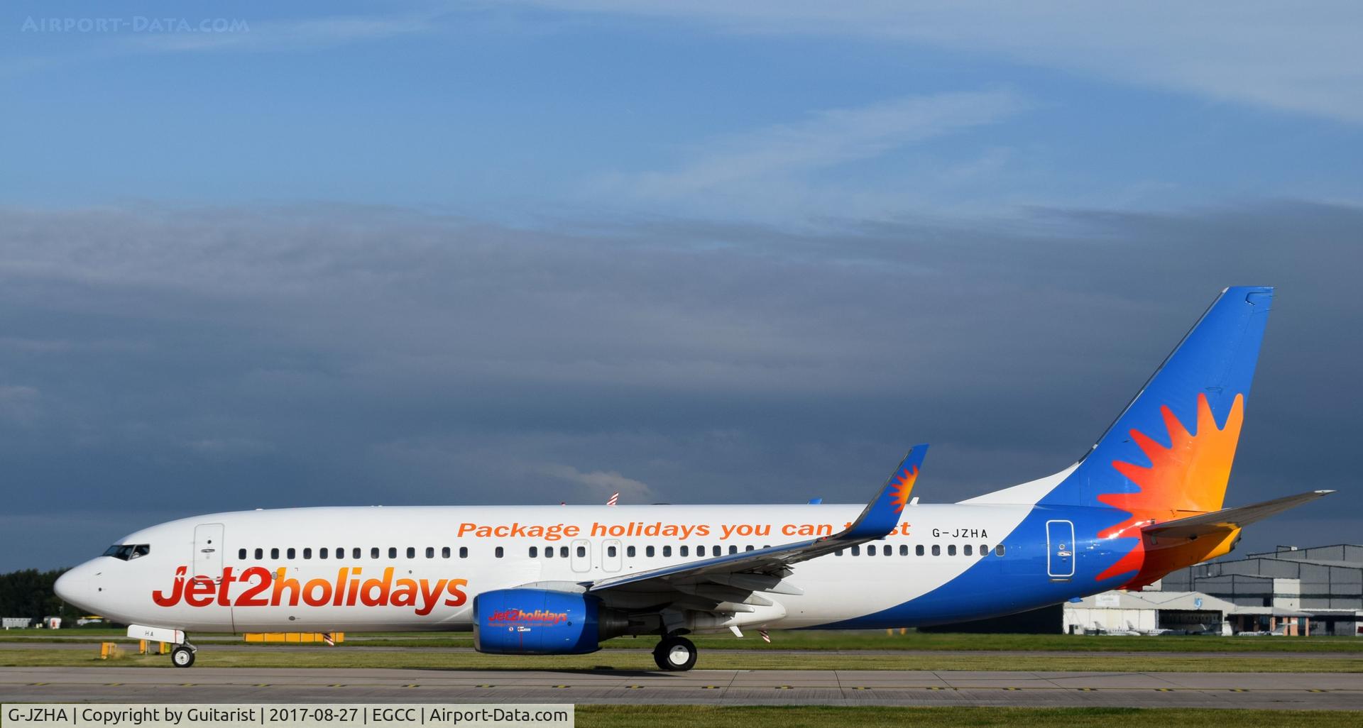 G-JZHA, 2001 Boeing 737-8K5 C/N 30417, At Manchester