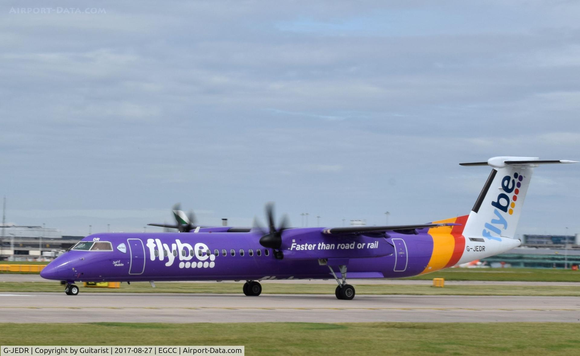 G-JEDR, 2003 De Havilland Canada DHC-8-402Q Dash 8 C/N 4087, At Manchester