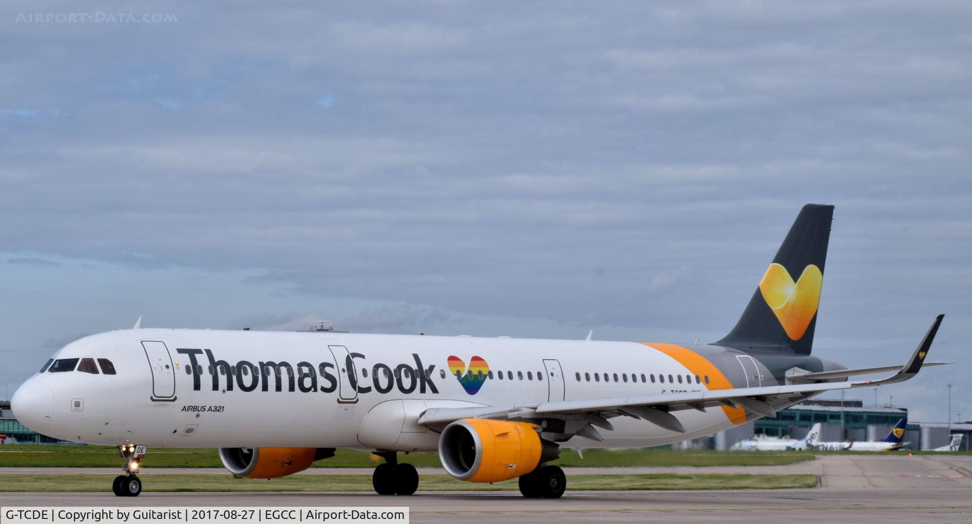 G-TCDE, 2014 Airbus A321-211 C/N 6056, At Manchester