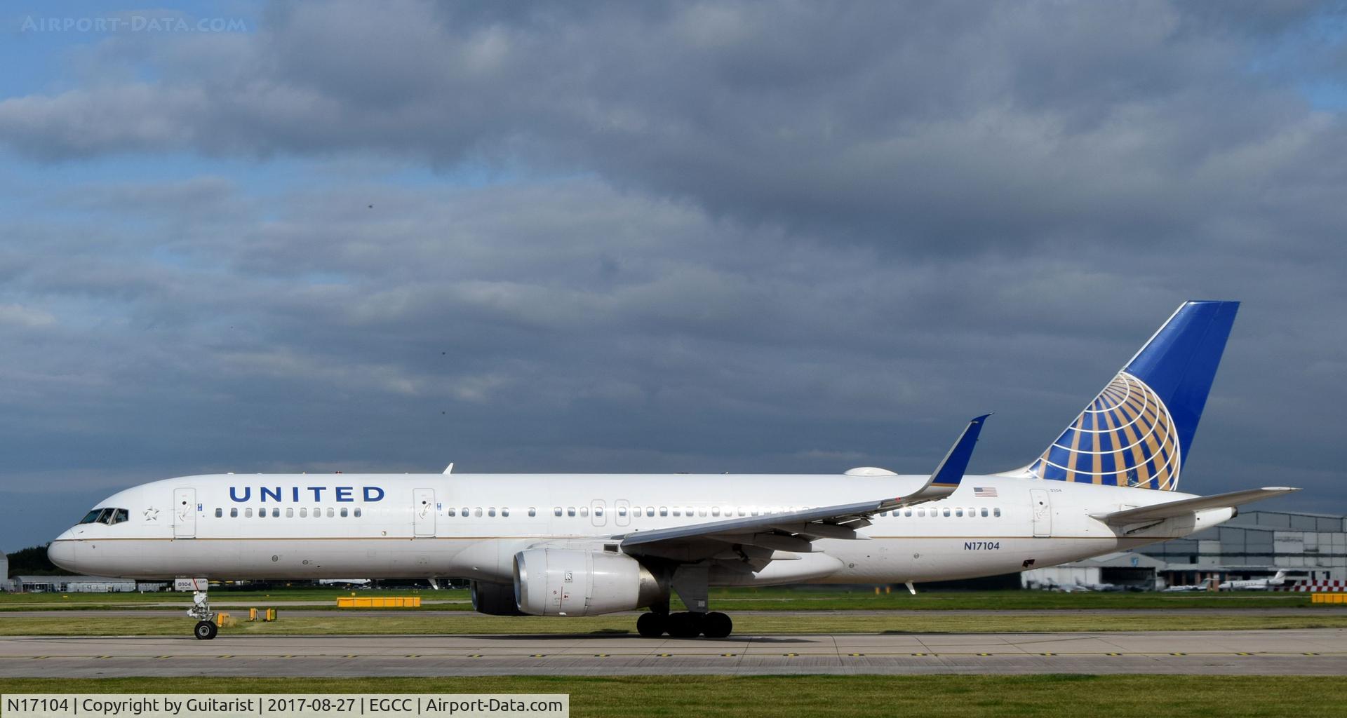 N17104, 1994 Boeing 757-224 C/N 27294, At Manchester