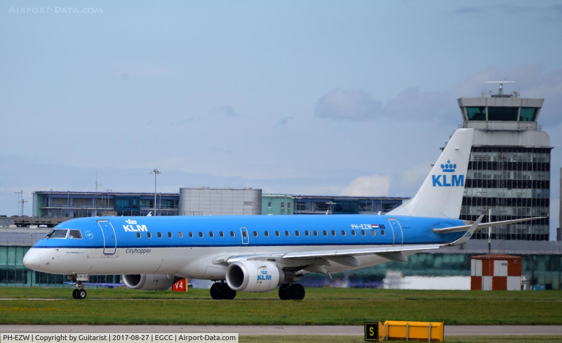 PH-EZW, 2012 Embraer 190LR (ERJ-190-100LR) C/N 19000533, At Manchester