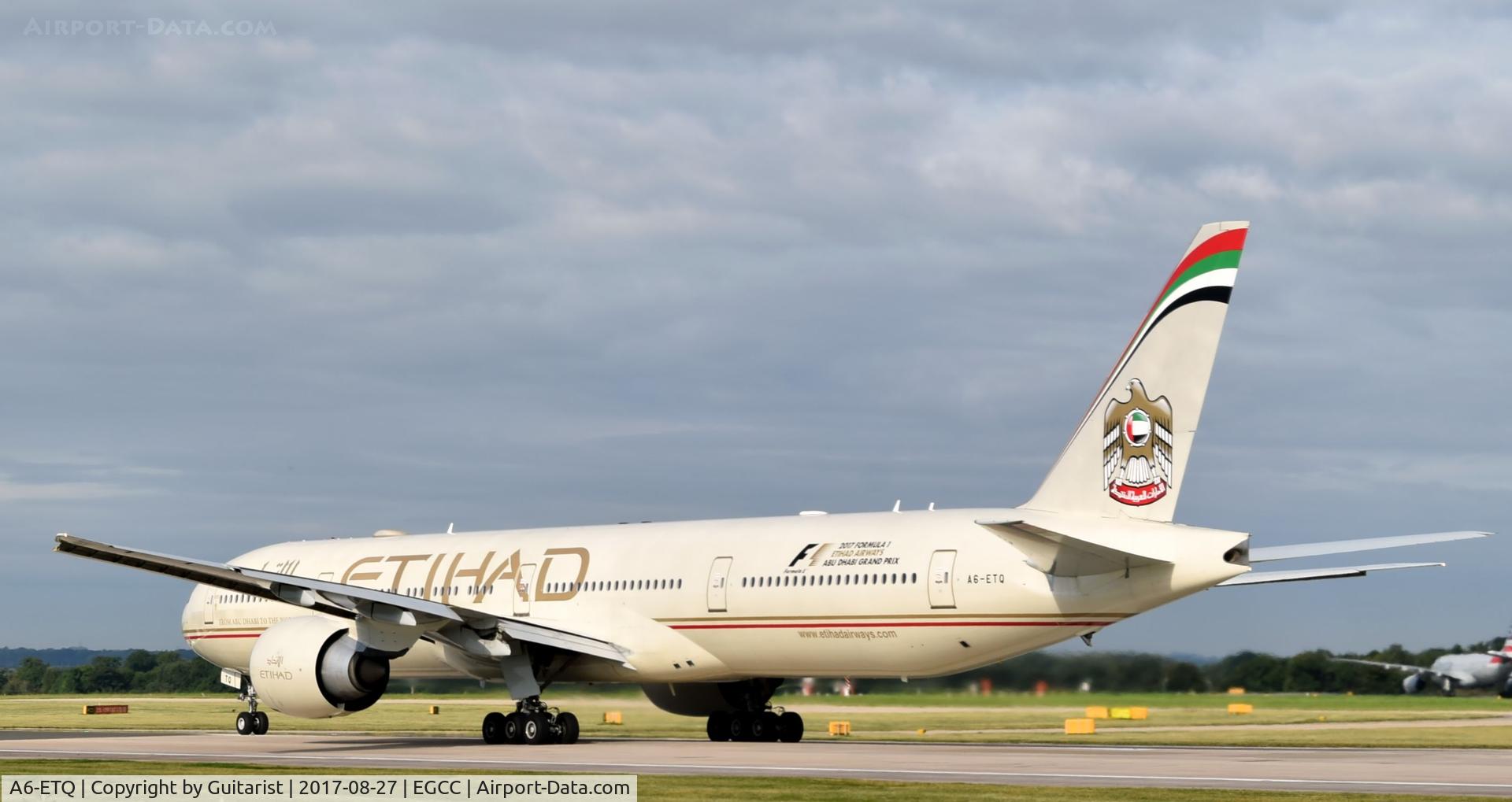 A6-ETQ, 2013 Boeing 777-3FX/ER C/N 41700, At Manchester