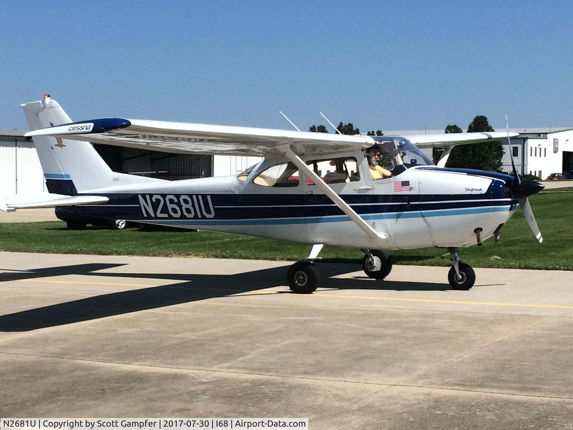 N2681U, 1963 Cessna 172D Skyhawk C/N 17250281, July 2017