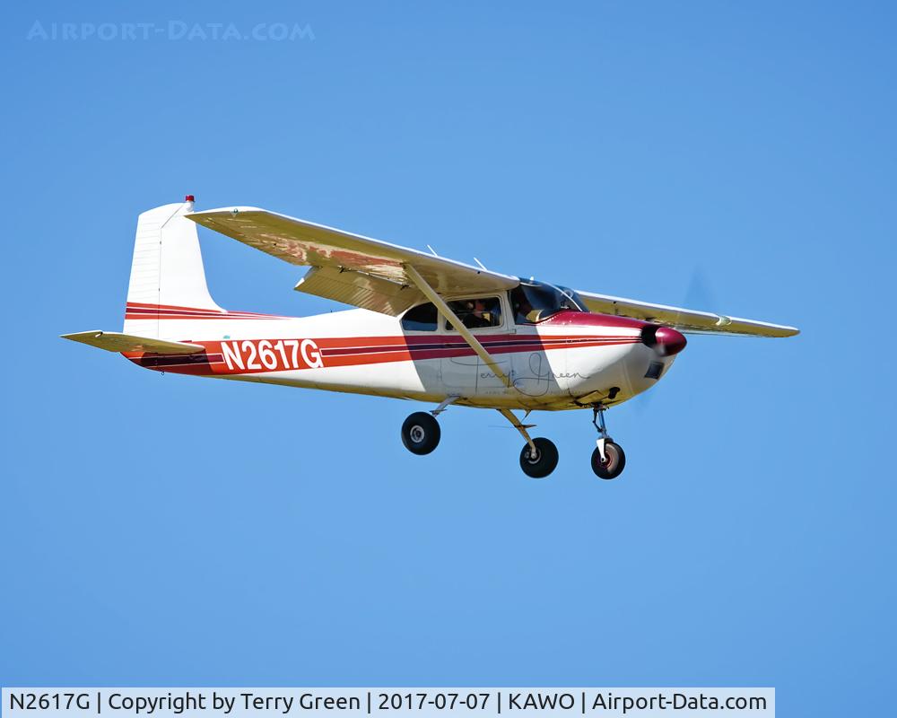 N2617G, 1959 Cessna 182B Skylane C/N 51917, KAWO