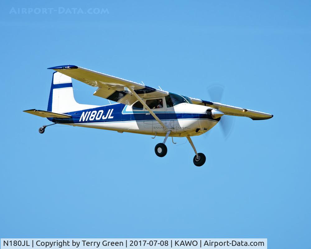 N180JL, 1957 Cessna 180A C/N 32858, KAWO