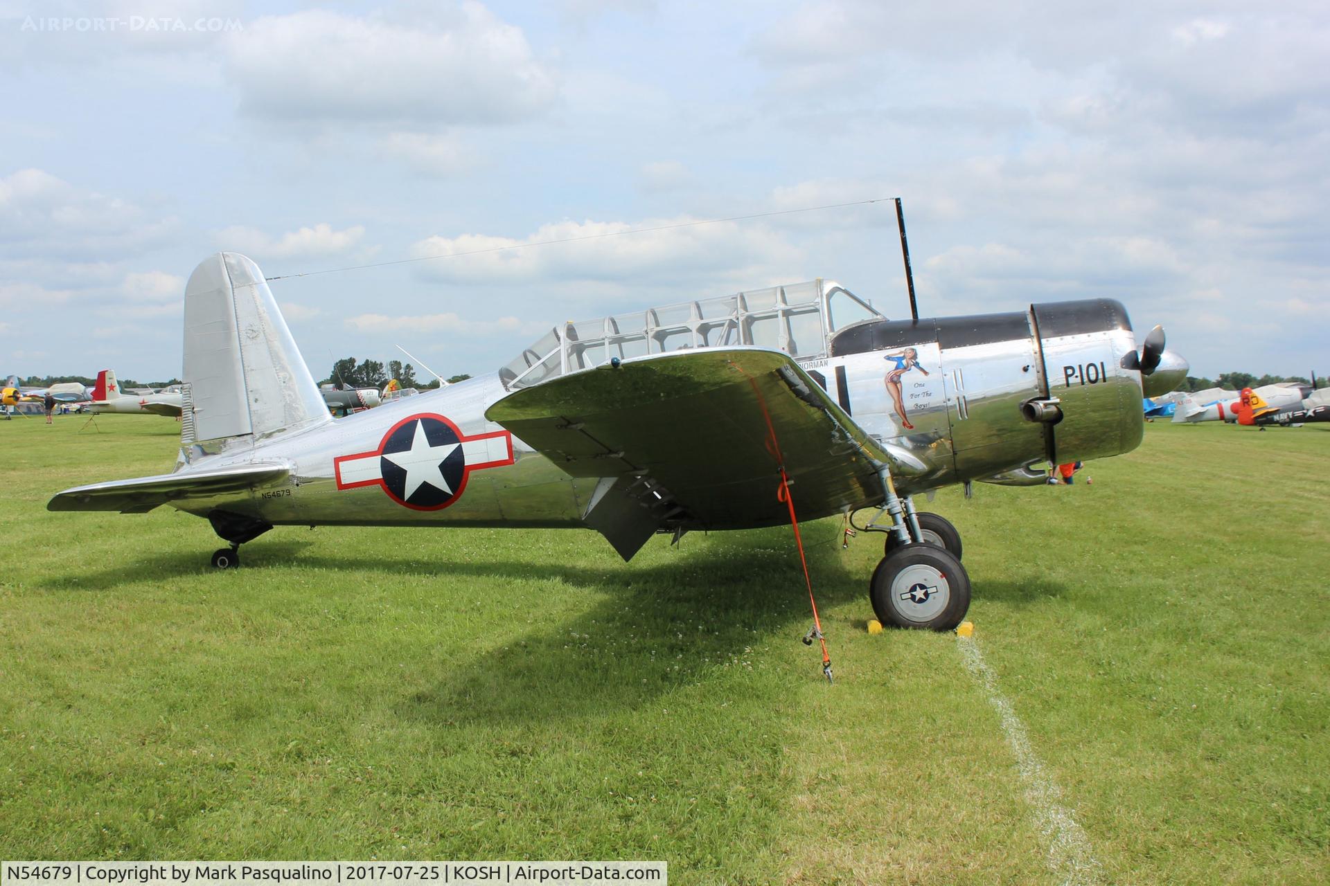 N54679, 1941 Consolidated Vultee BT-13A C/N 2990, Vultee BT-13A