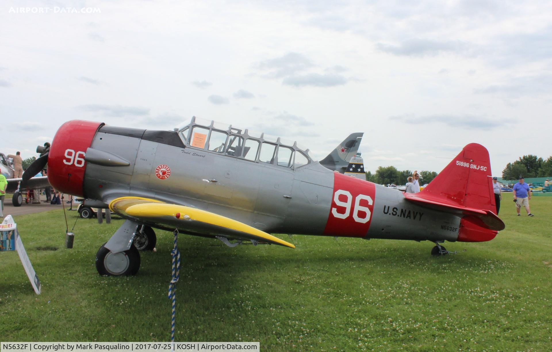 N5632F, North American SNJ-5C Texan Texan C/N 88-14934, North American SNJ-5C