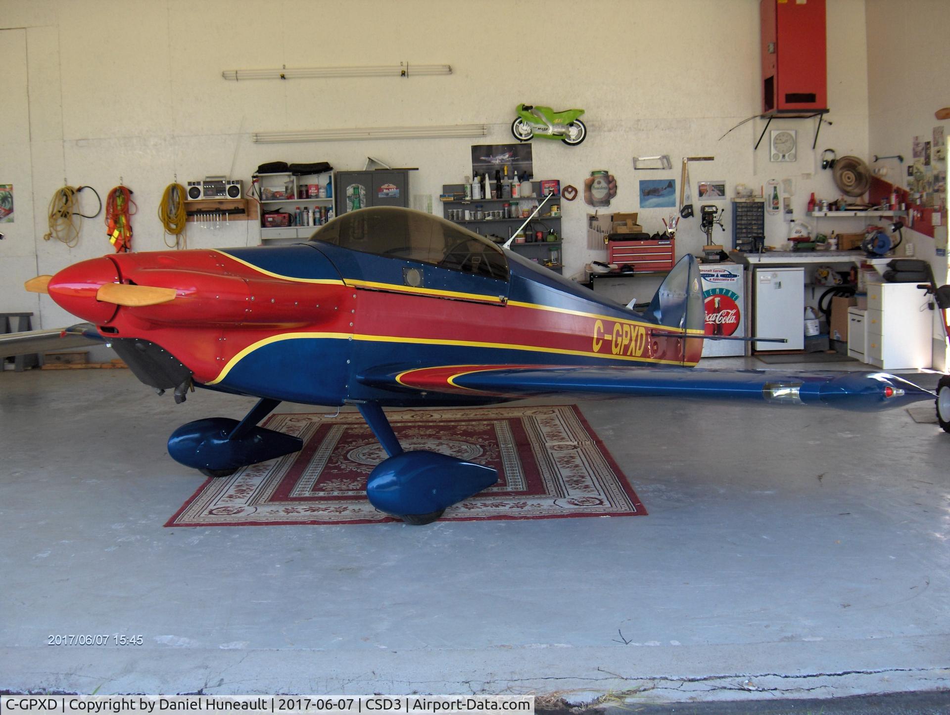 C-GPXD, 1987 Monnett Sonerai II-L C/N 674, Hangar CSD3