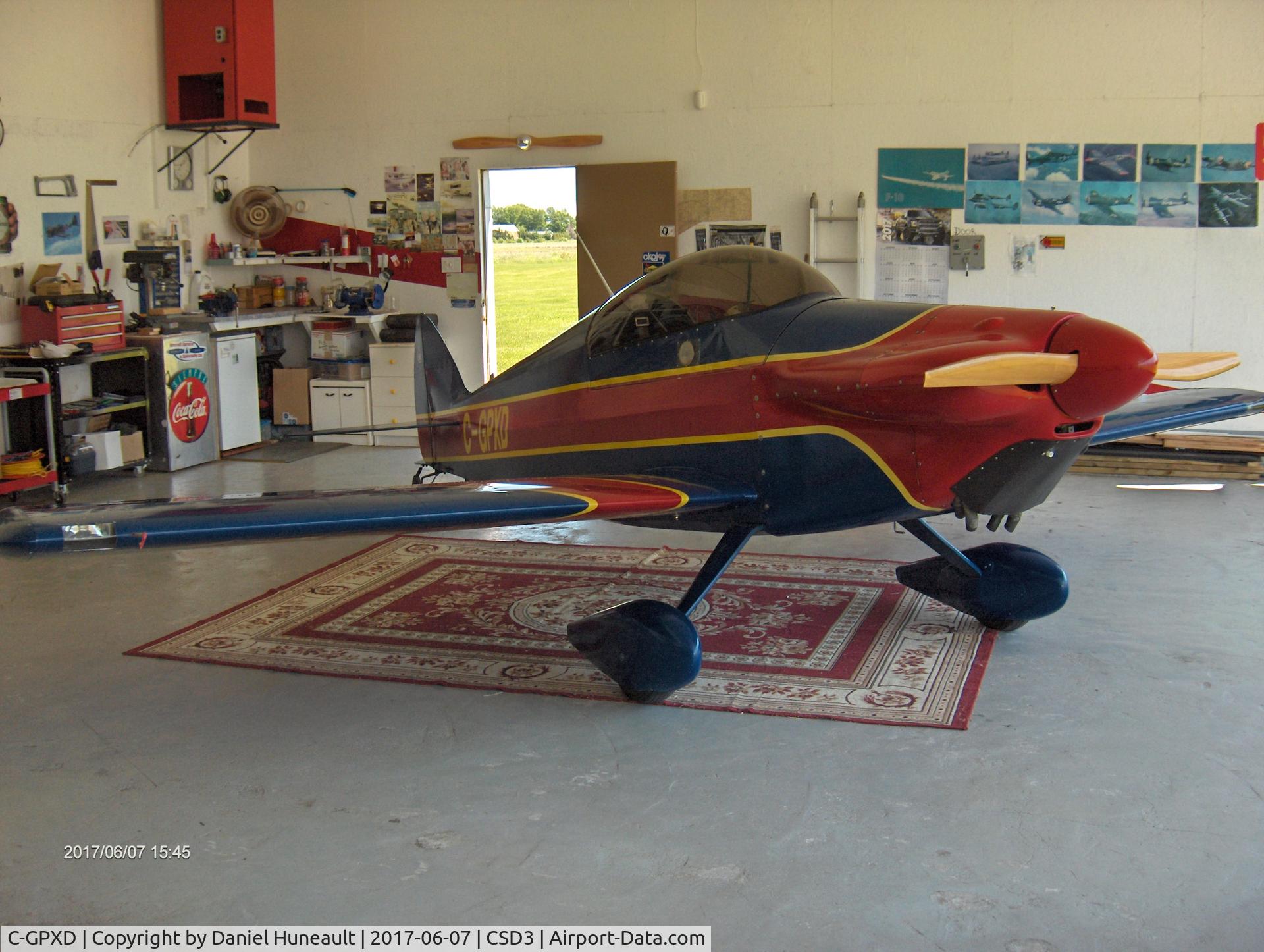 C-GPXD, 1987 Monnett Sonerai II-L C/N 674, C-GPXD Hangar CSD3
