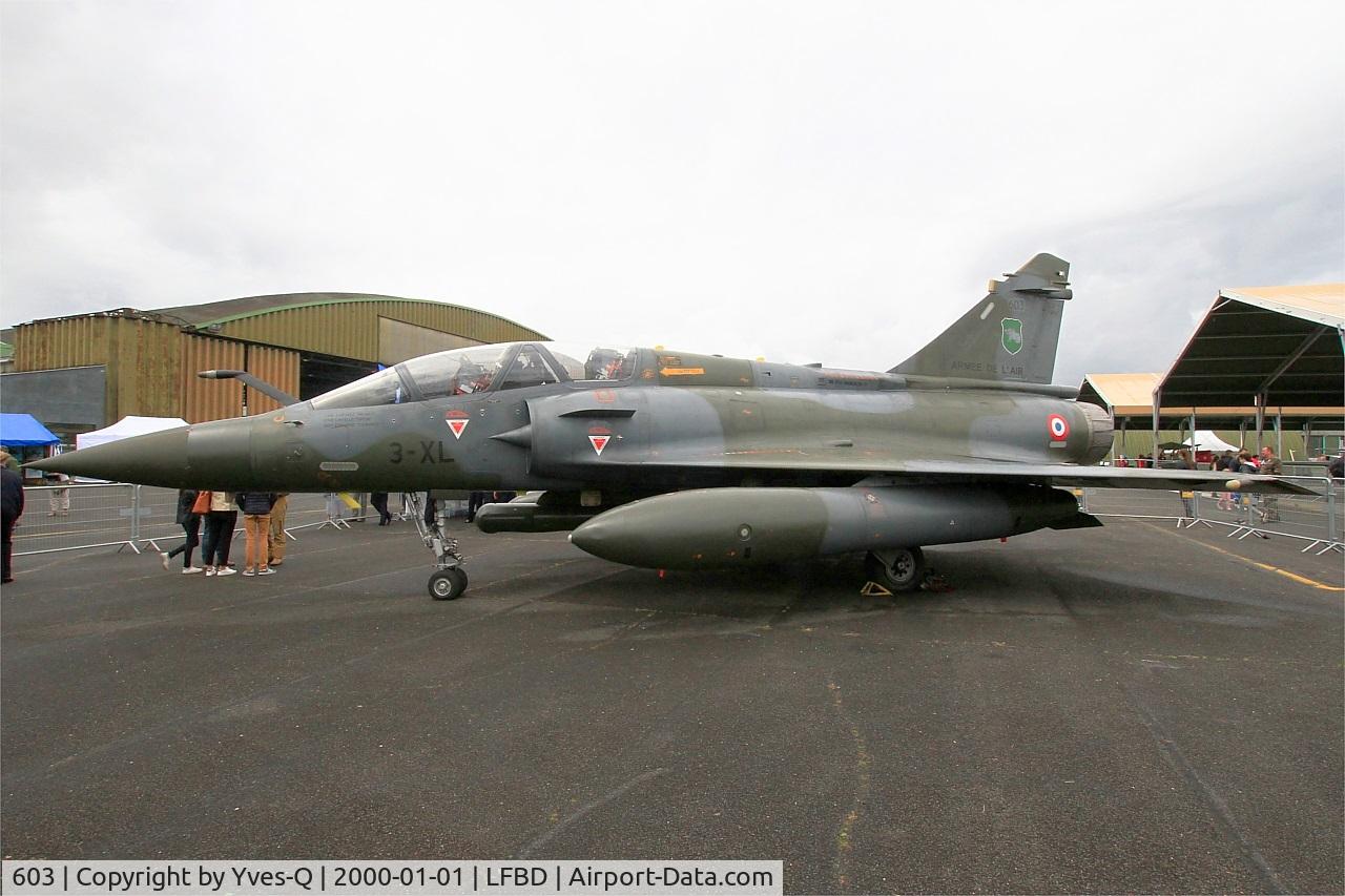 603, Dassault Mirage 2000D C/N 394, Dassault Mirage 2000D, Static display, Bordeaux-Mérignac Air Base 106 (LFBD-BOD) Open day 2017