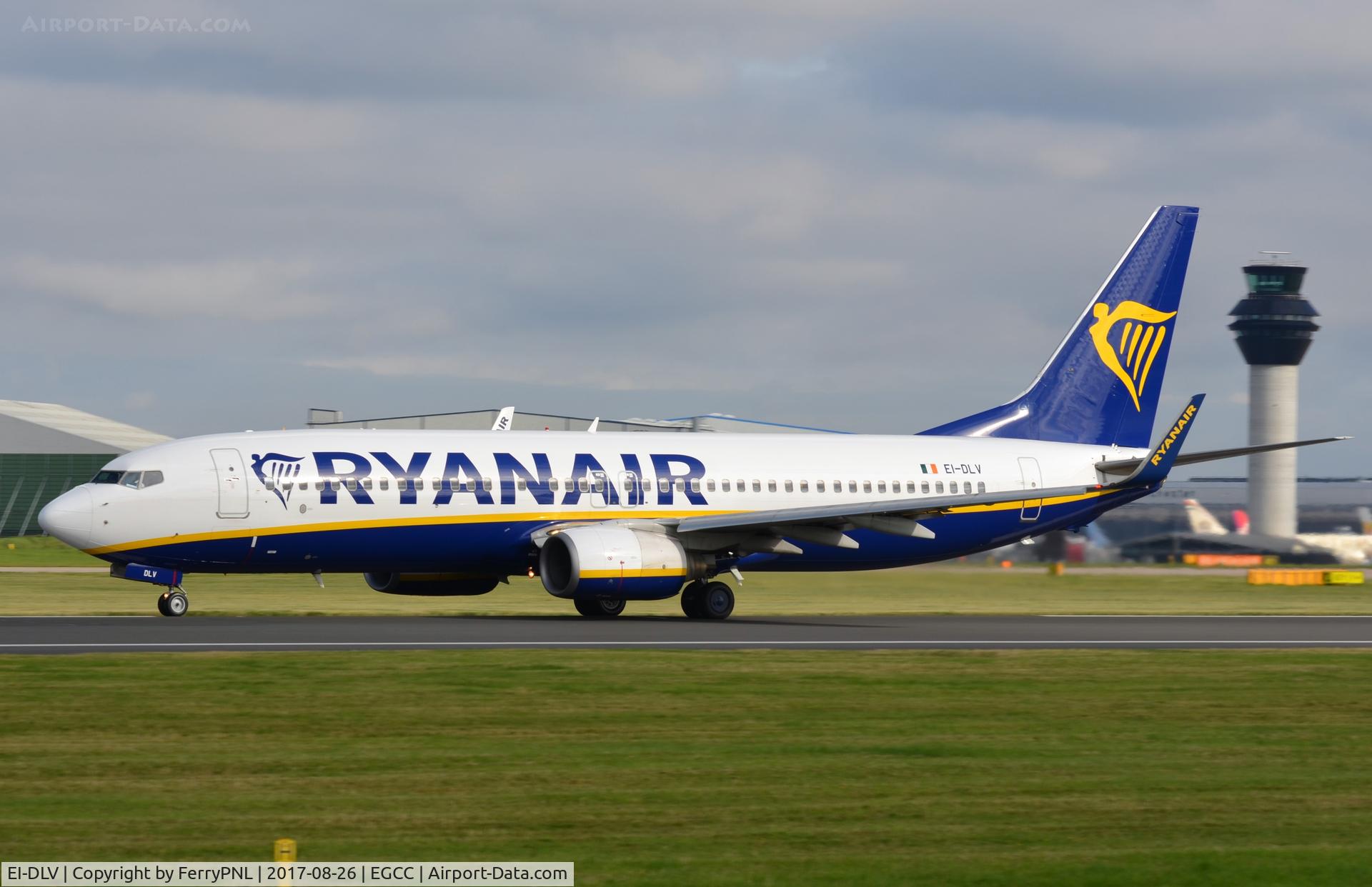 EI-DLV, 2006 Boeing 737-8AS C/N 33598, Ryanair B738 departing MAN