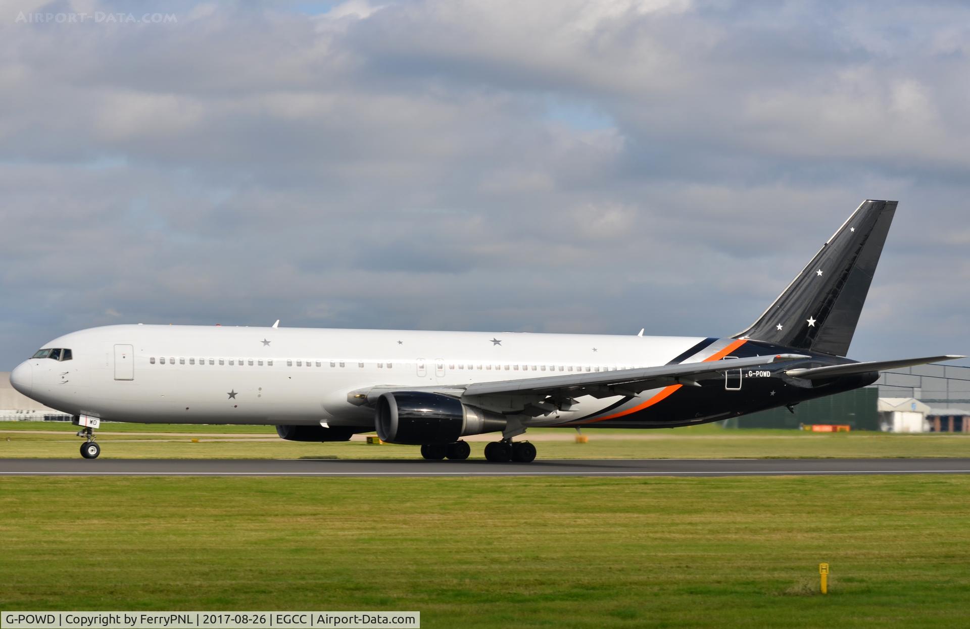 G-POWD, 2003 Boeing 767-36N/ER C/N 30847, Titan B763 powering past.