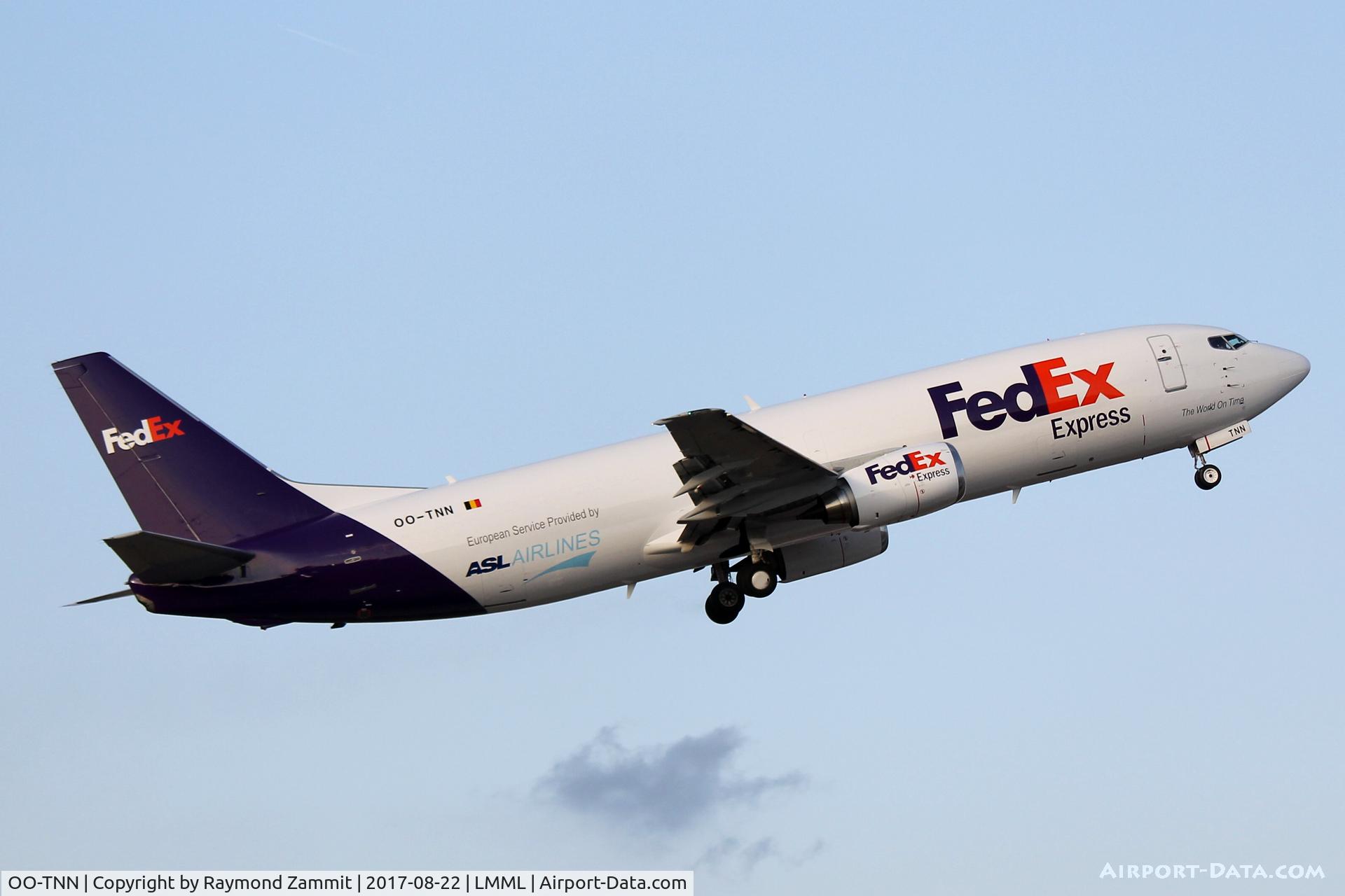 OO-TNN, 1993 Boeing 737-45D C/N 27131, B737-400 OO-TNN FedEx