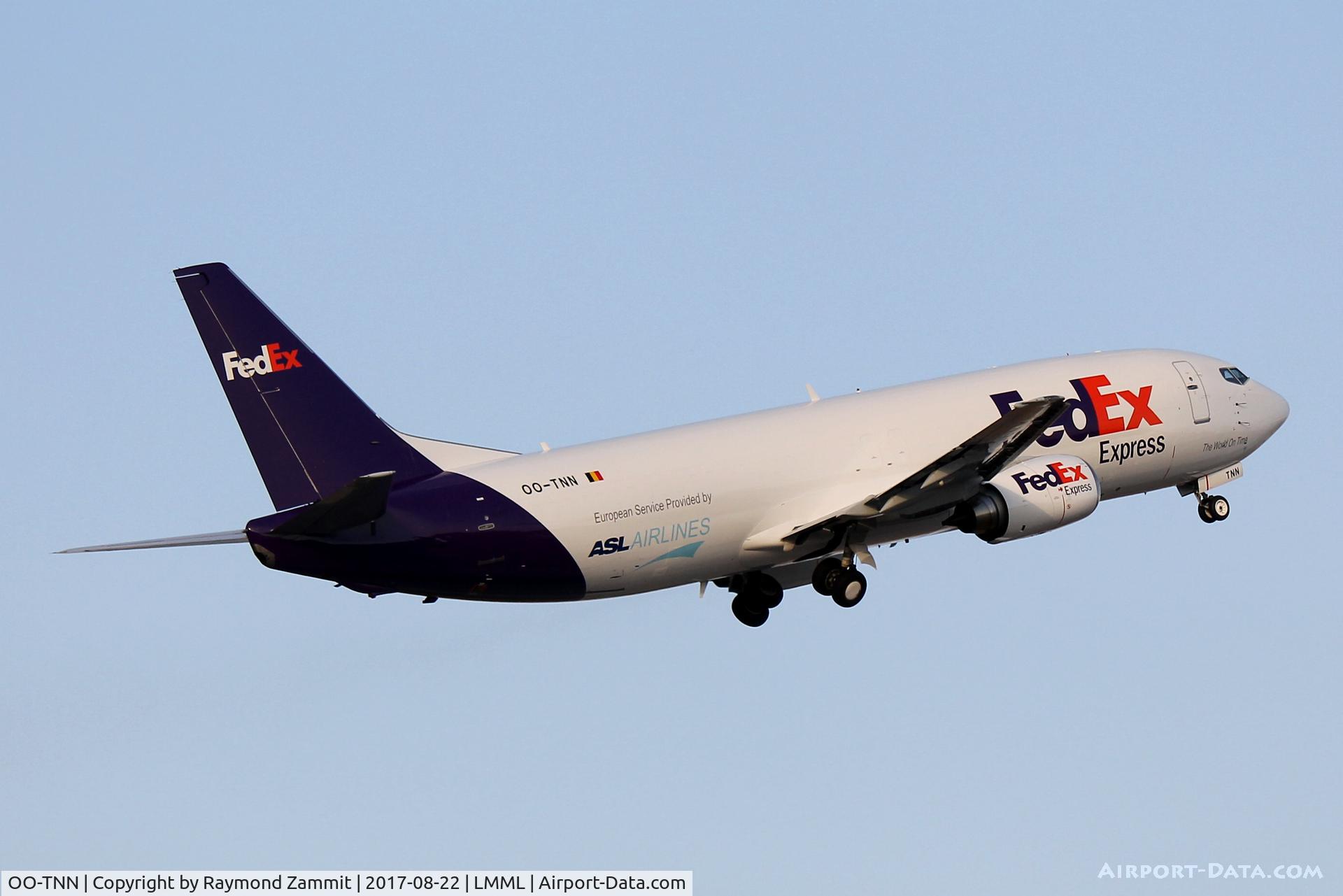 OO-TNN, 1993 Boeing 737-45D C/N 27131, B737-400 OO-TNN FedEx