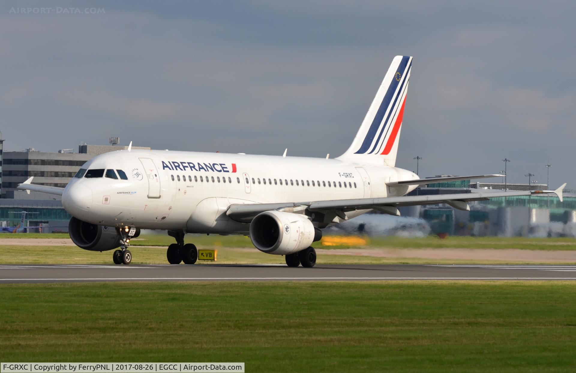 F-GRXC, 2002 Airbus A319-111 C/N 1677, Departure of Air France A319