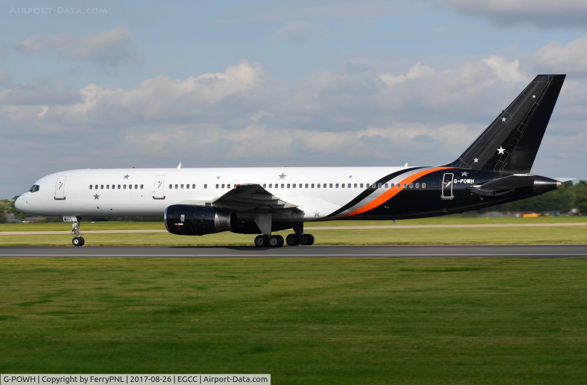 G-POWH, 2000 Boeing 757-256 C/N 29308, Titan B752 thundering past.