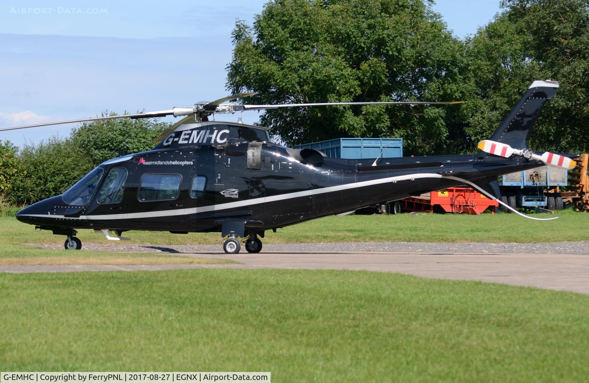G-EMHC, 2008 Agusta A-109E Power C/N 11721, East Midlands Helicopter A109 at Costock