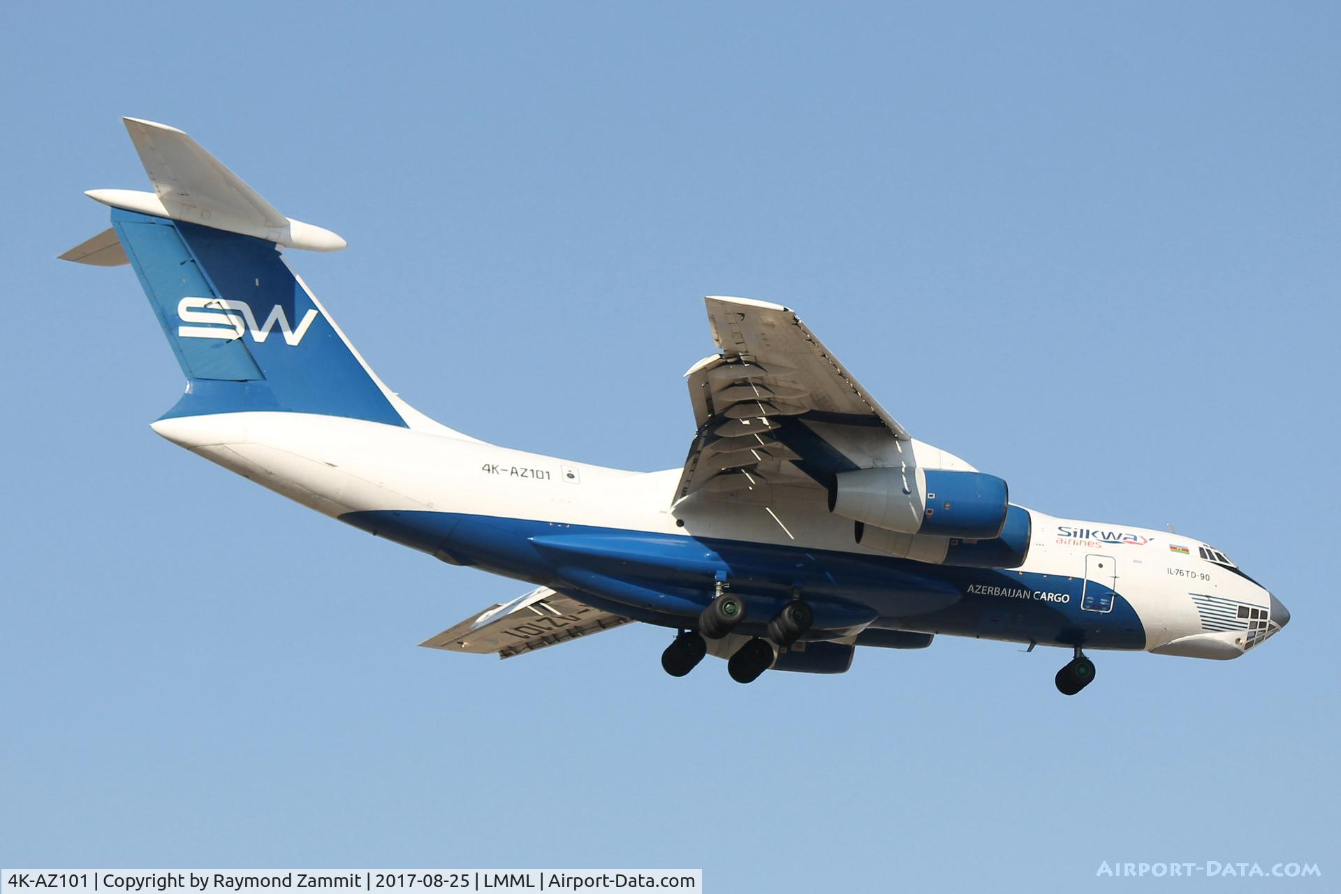 4K-AZ101, 1997 Ilyushin Il-76TD-90VD C/N 1063420716, Ilyushin IL-76 4K-AZ101 Silkway Azerbaijan Cargo