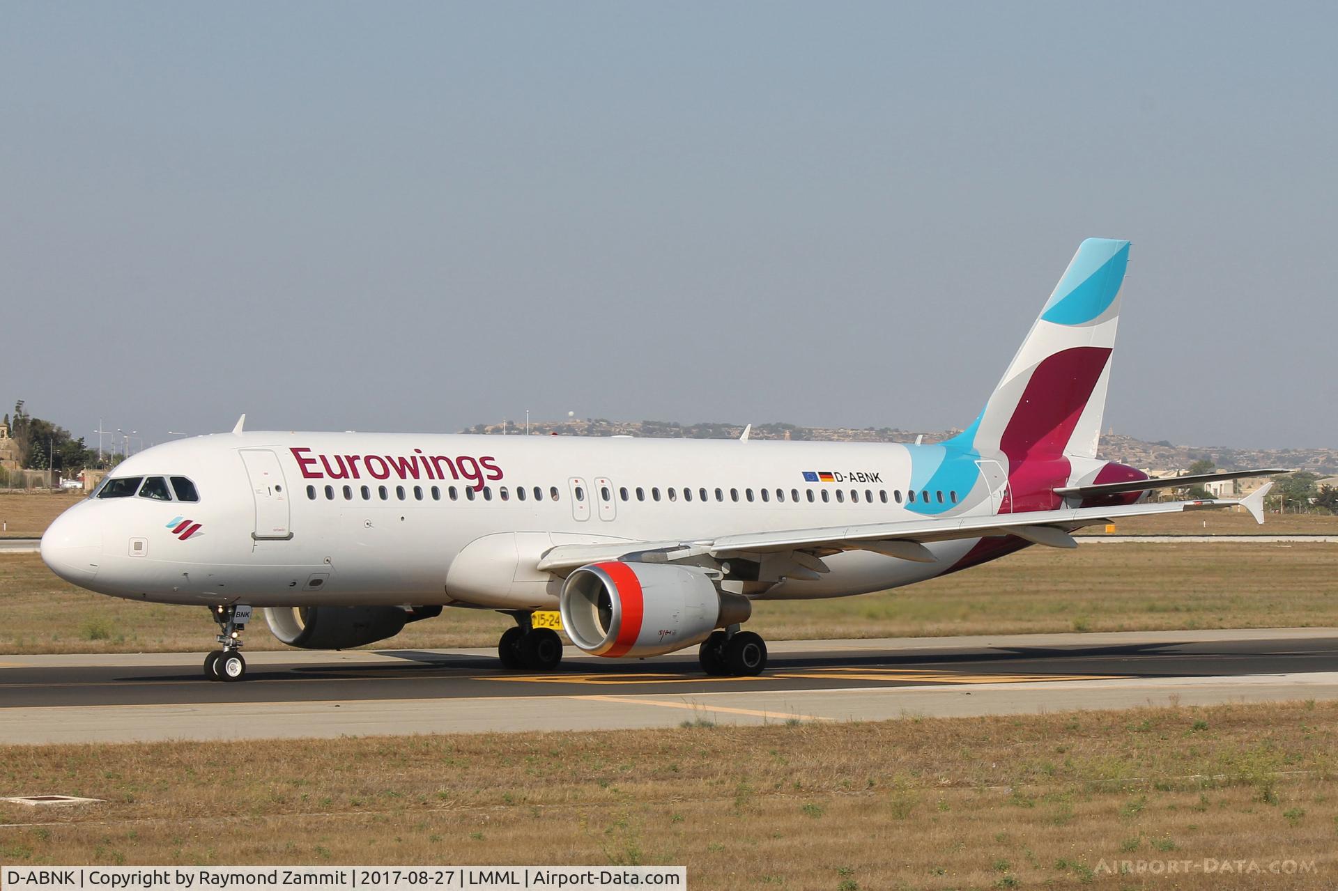 D-ABNK, 2002 Airbus A320-214 C/N 1769, A320 D-ABNK Eurowings