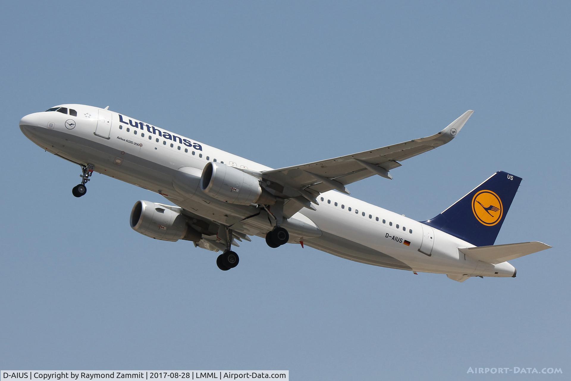 D-AIUS, 2016 Airbus A320-214 C/N 7024, A320 D-AIUS Lufthansa