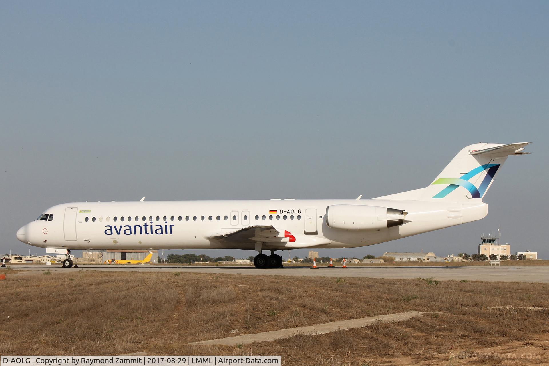 D-AOLG, 1993 Fokker 100 (F-28-0100) C/N 11452, Fokker100 D-AOLG Avantair