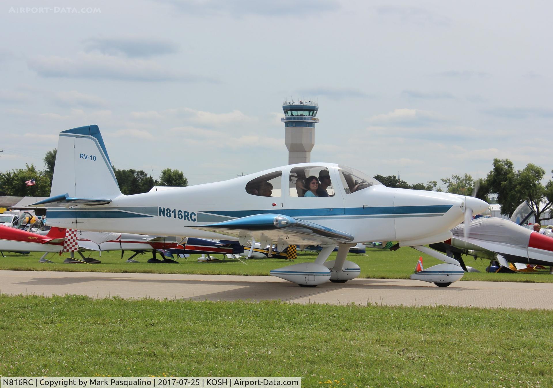 N816RC, 2006 Vans RV-10 C/N 40341, Vans RV-10