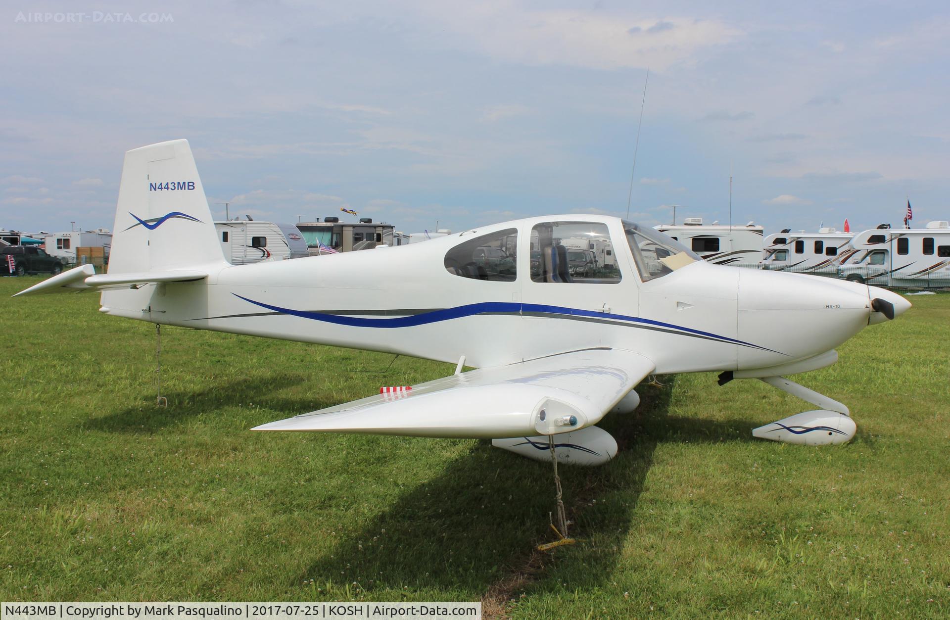 N443MB, 2007 Vans RV-10 C/N 40629, Vans RV-10