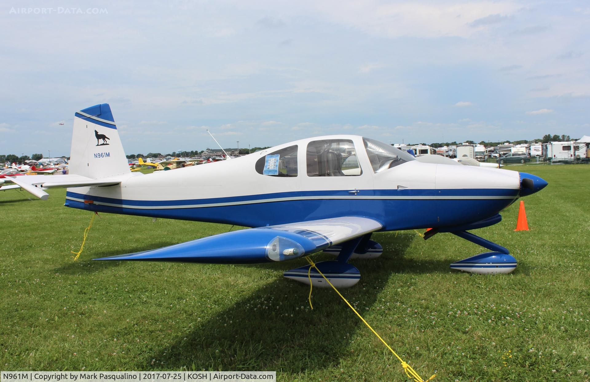 N961M, Vans RV-10 C/N 40812, Vans RV-10