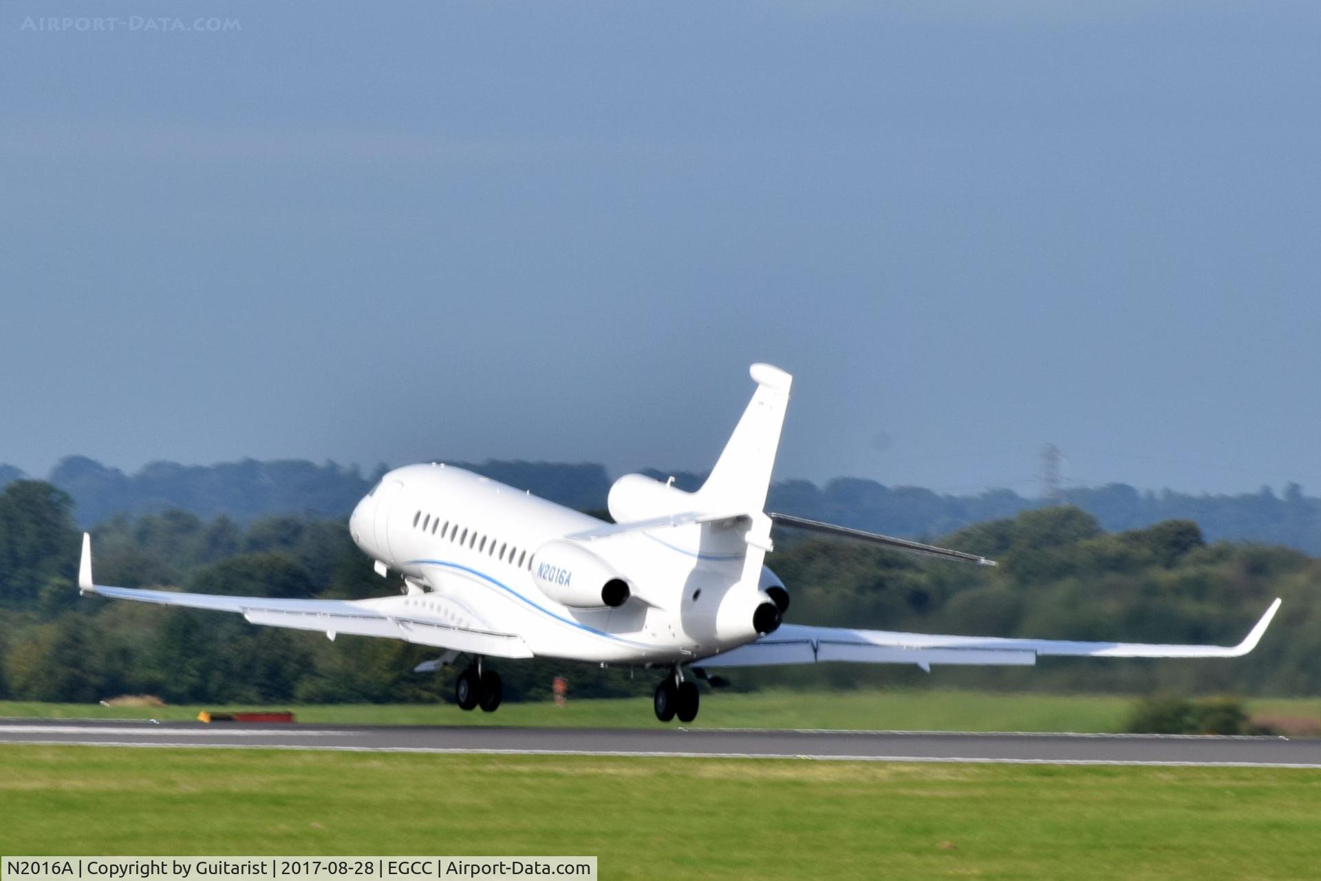 N2016A, 2007 Dassault Falcon 7X C/N 7, At Manchester