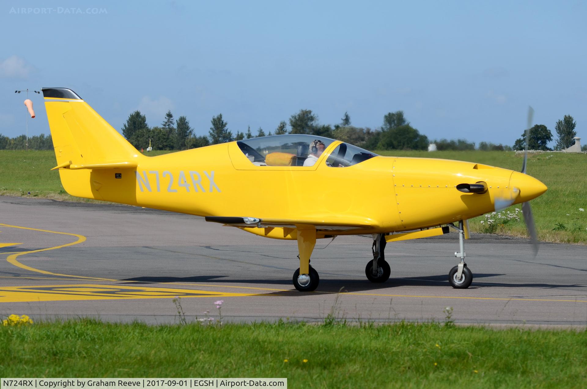 N724RX, 2006 Legend Aircraft Legend C/N 001, Departing from Norwich.