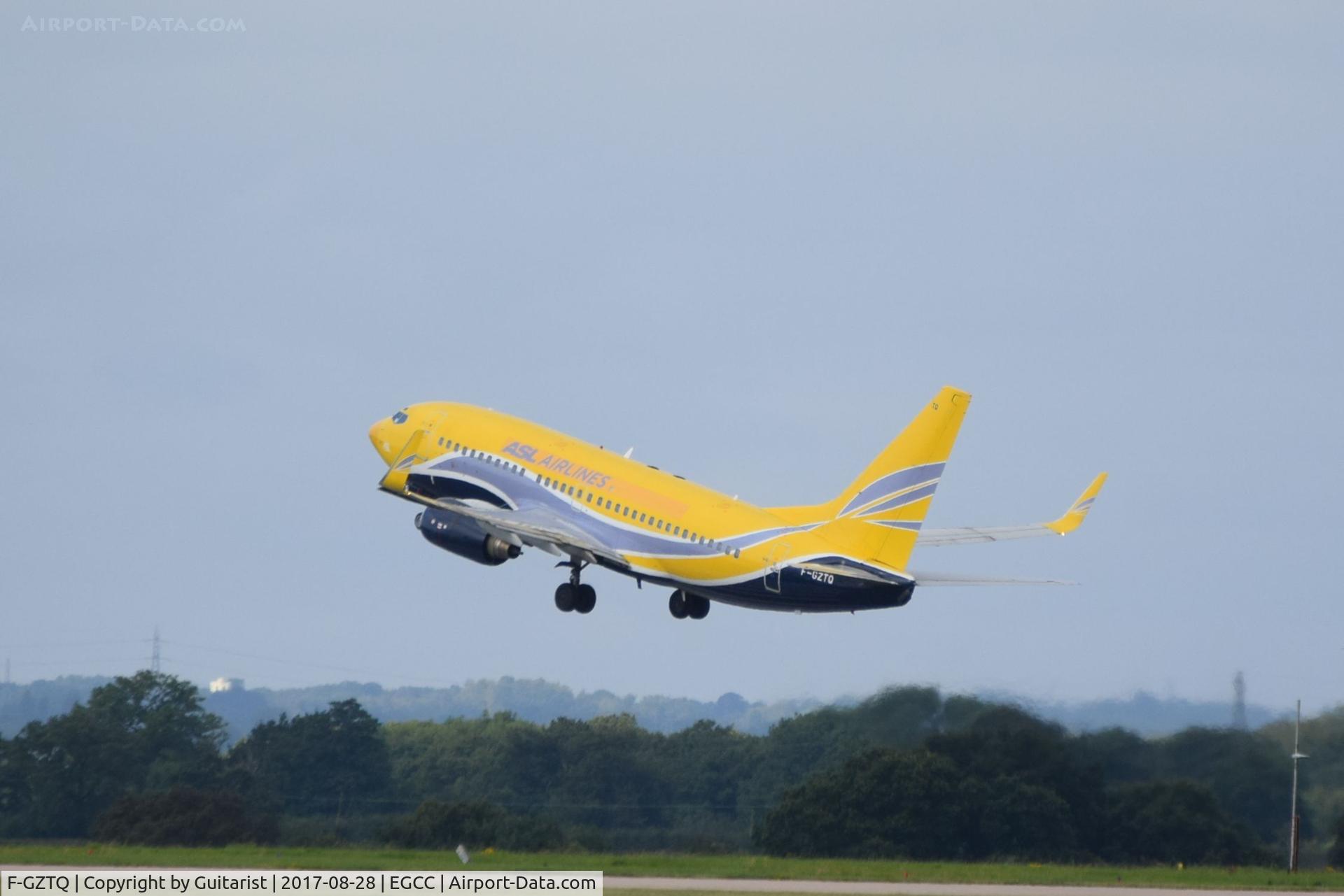 F-GZTQ, 1999 Boeing 737-73S C/N 29080, At Manchester