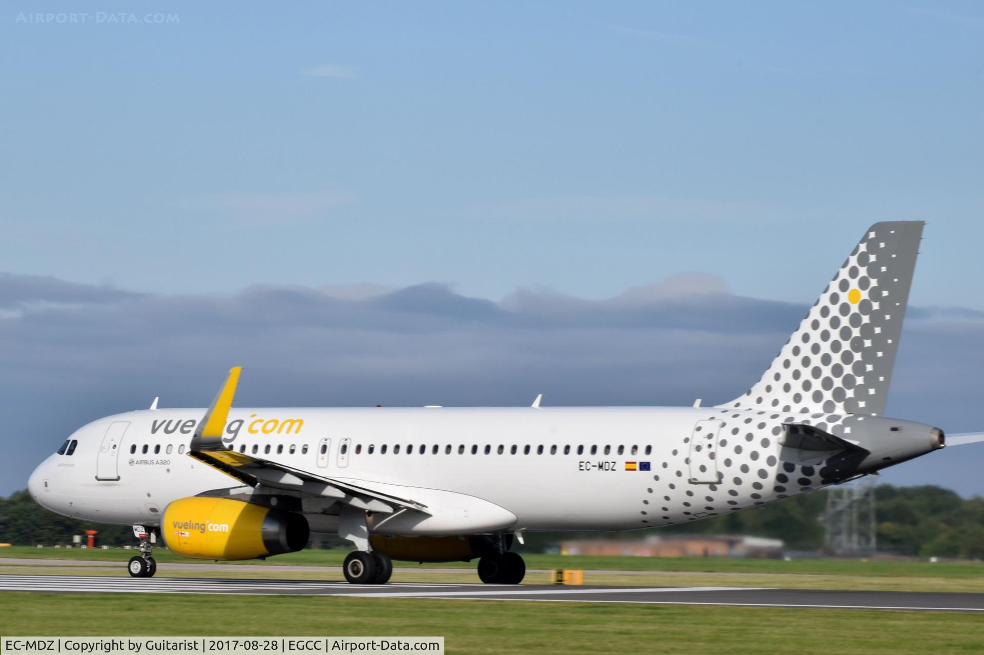 EC-MDZ, 2014 Airbus A320-232 C/N 6377, At Manchester