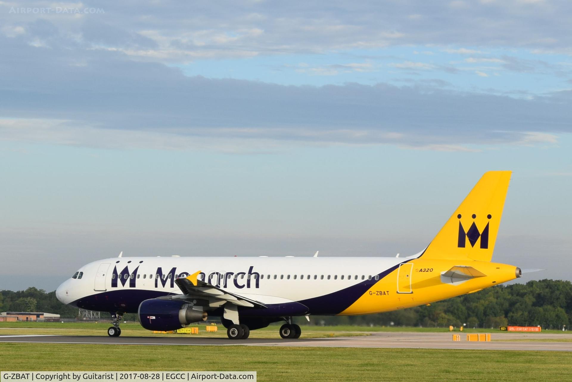 G-ZBAT, 2007 Airbus A320-214 C/N 3278, At Manchester