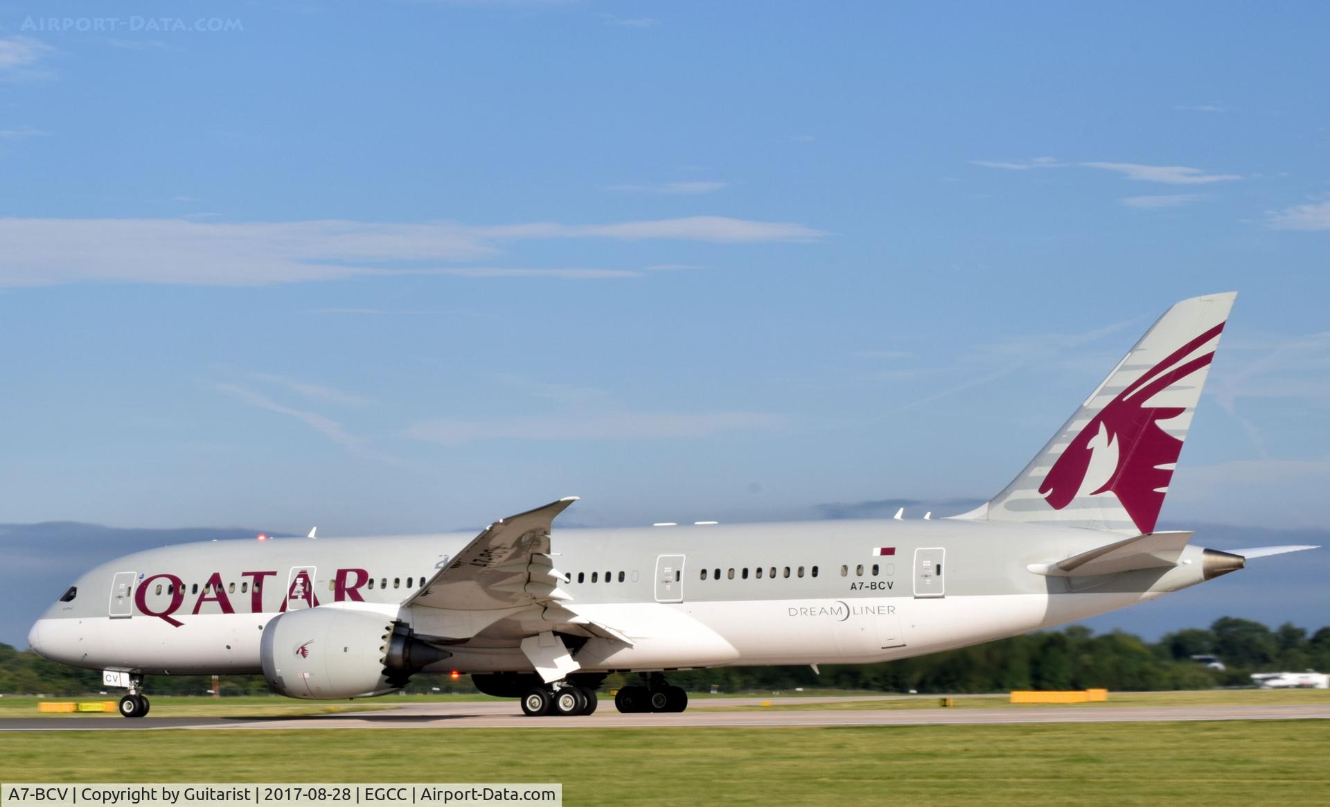 A7-BCV, 2015 Boeing 787-8 Dreamliner Dreamliner C/N 38340, At Manchester