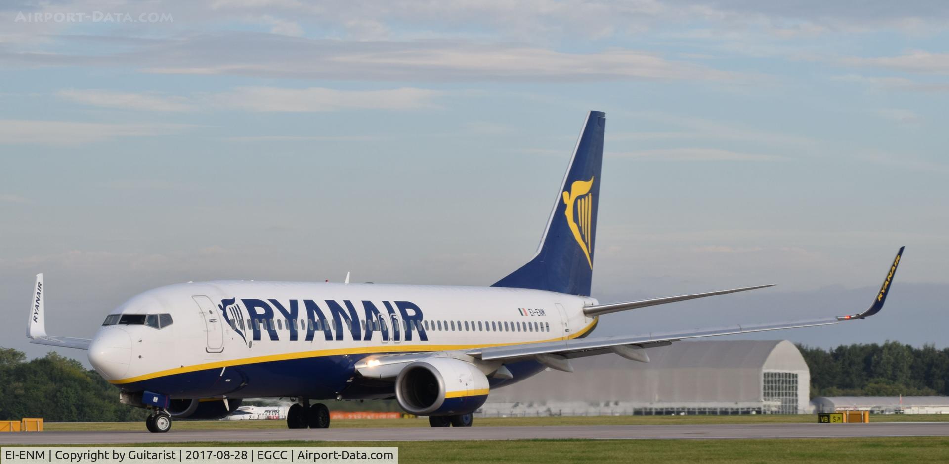 EI-ENM, 2010 Boeing 737-8AS C/N 35038, At Manchester