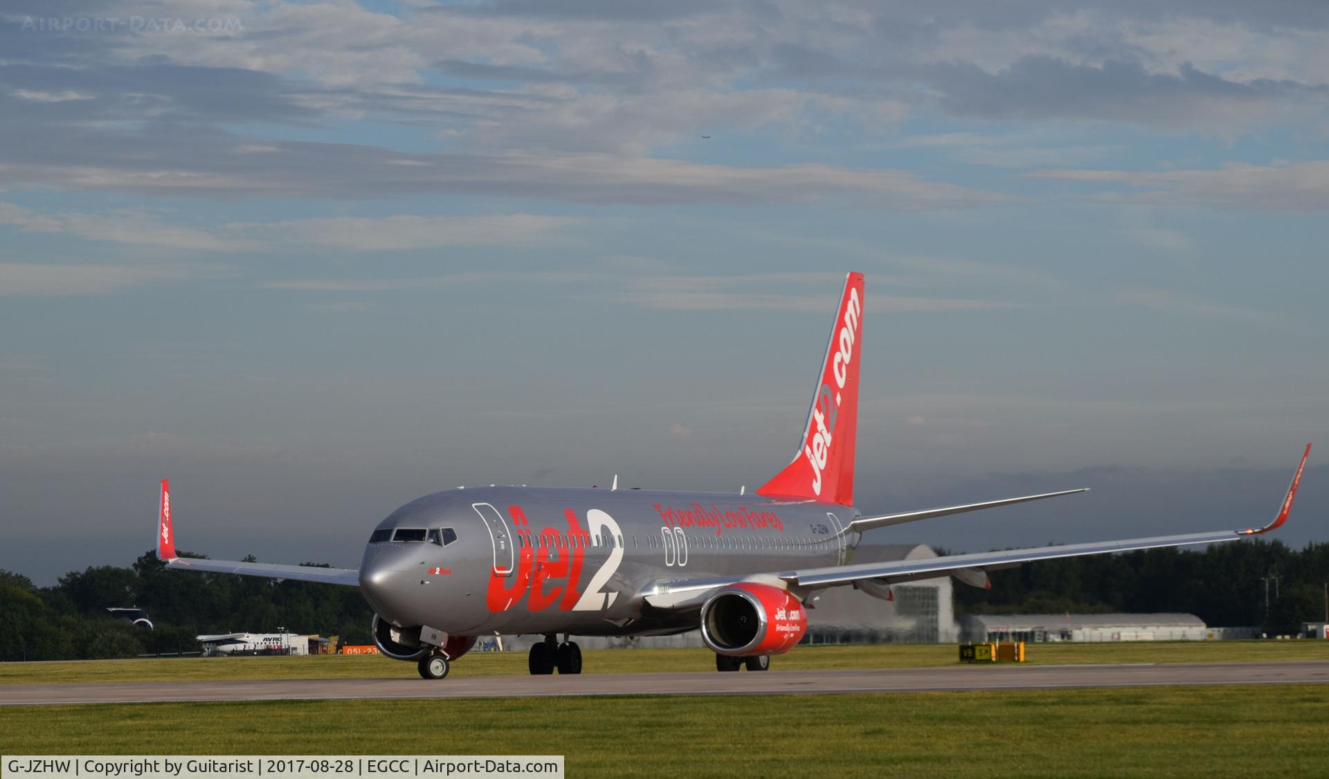 G-JZHW, 2016 Boeing 737-800 C/N 63153, At Manchester