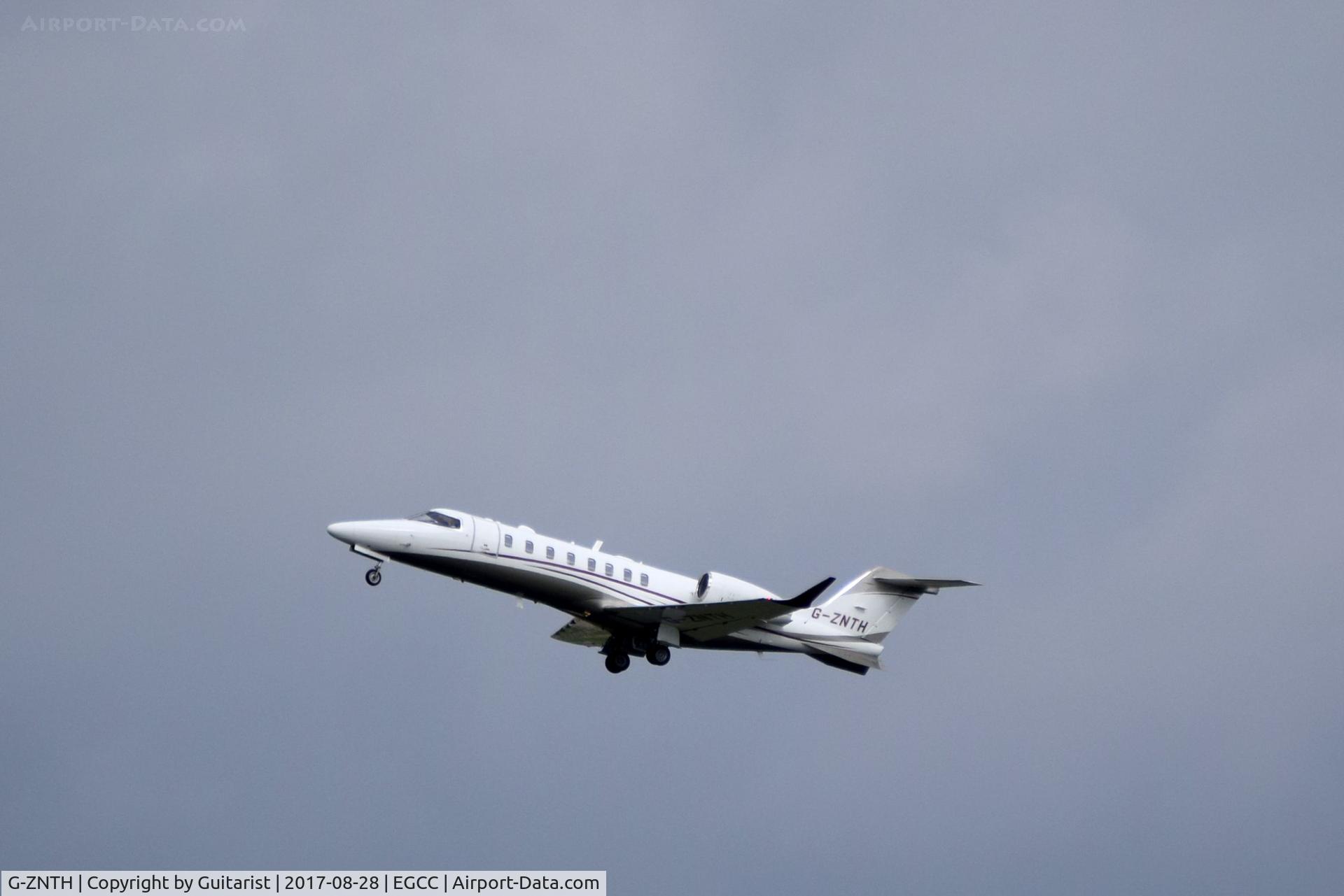 G-ZNTH, 2016 Learjet 45 C/N 45-540, At Manchester