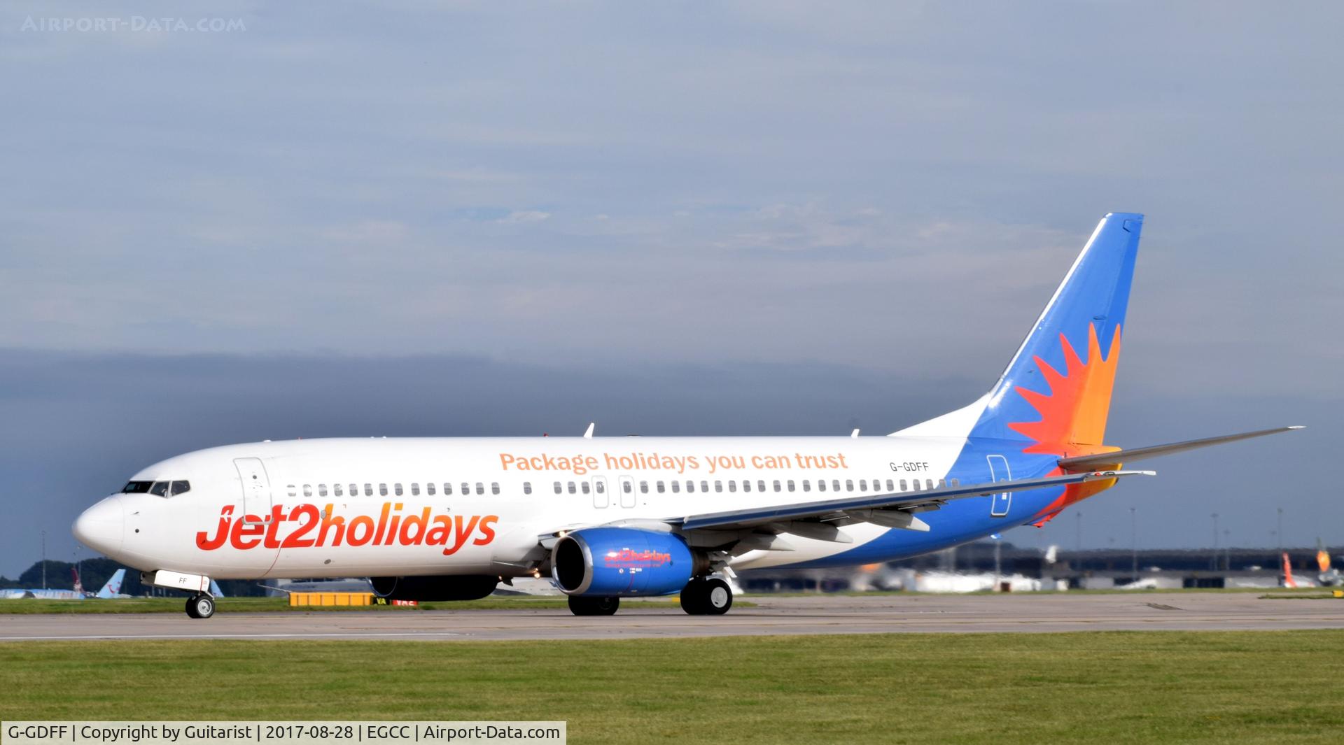G-GDFF, 1999 Boeing 737-85P C/N 28385, At Manchester