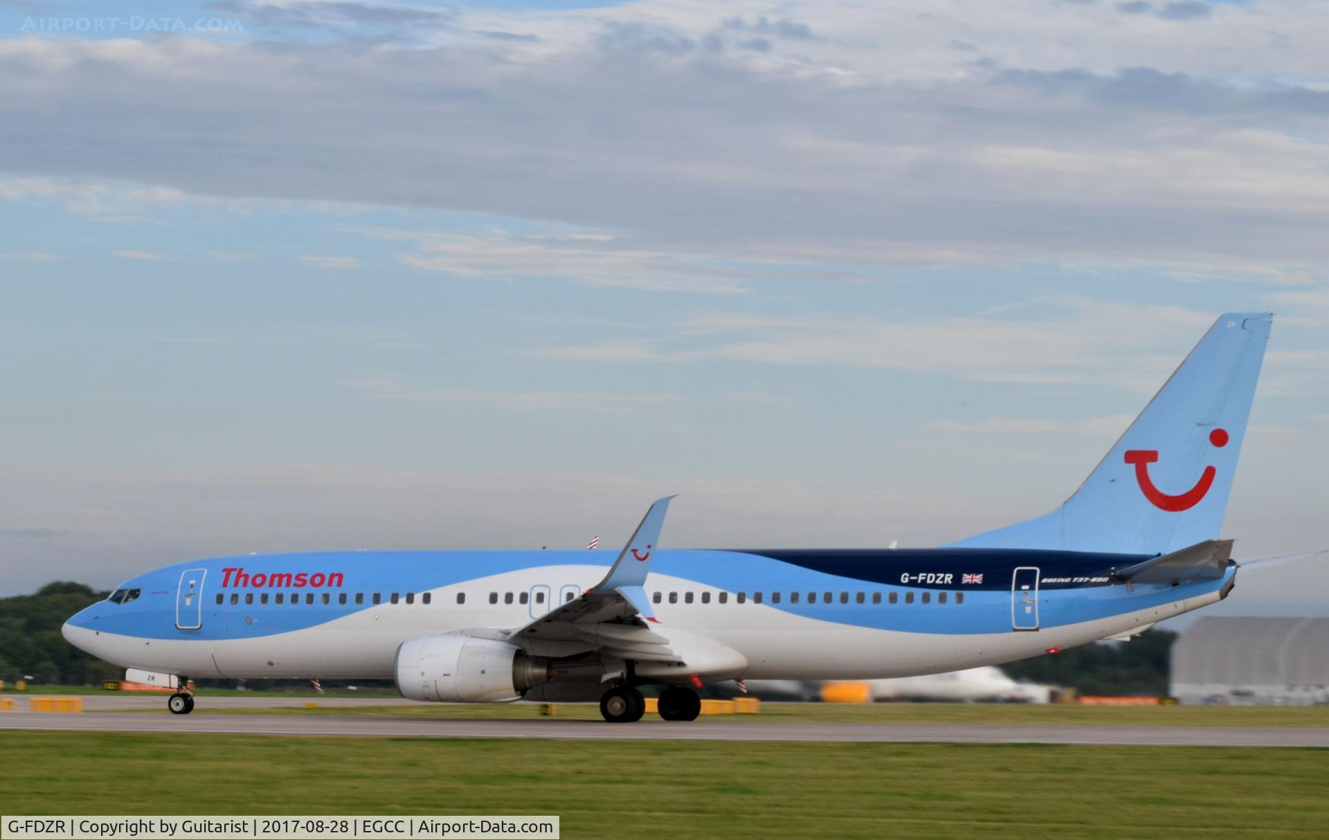 G-FDZR, 2009 Boeing 737-8K5 C/N 35145, At Manchester
