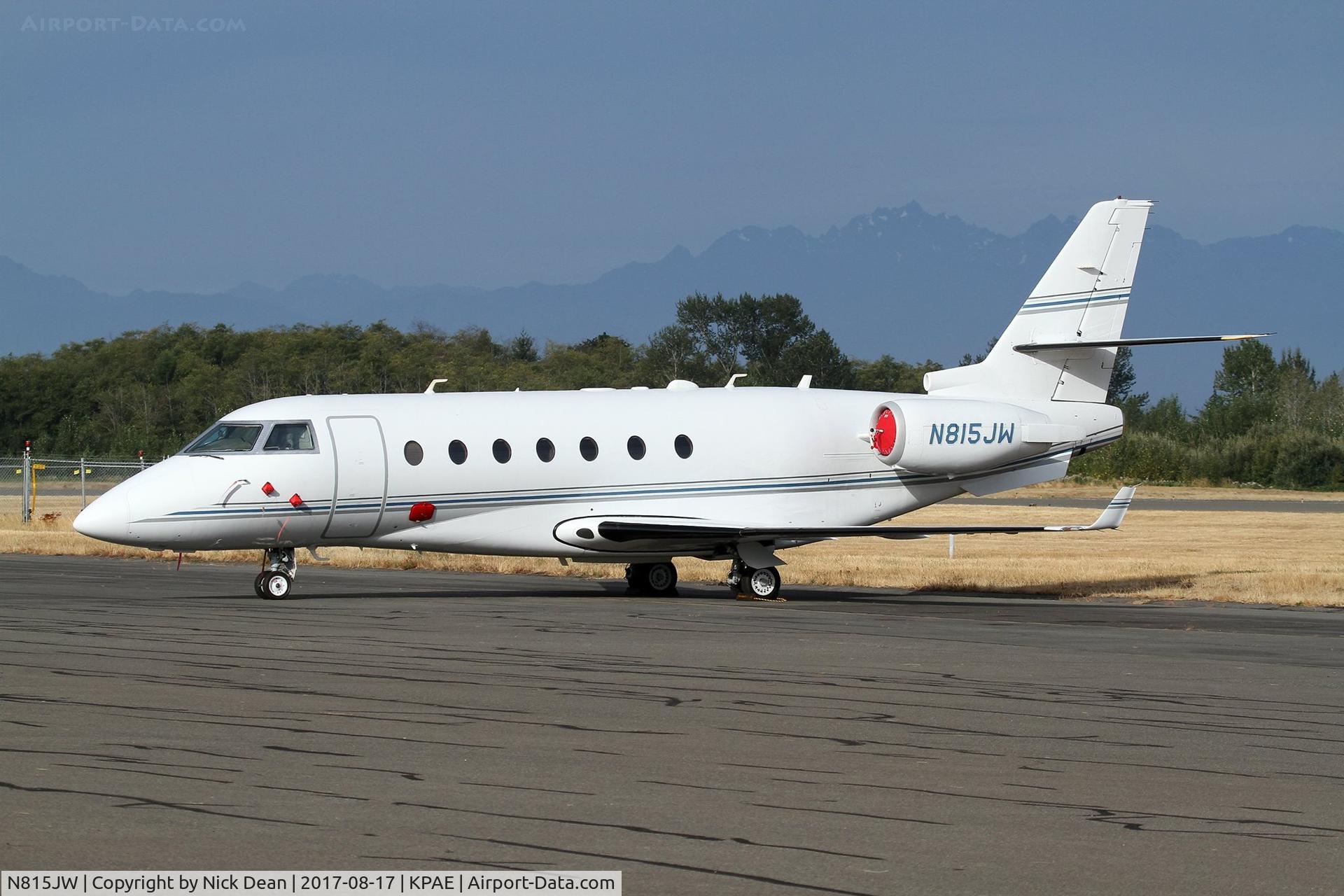 N815JW, 2001 Israel Aircraft Industries Gulfstream 200 C/N 053, KPAE