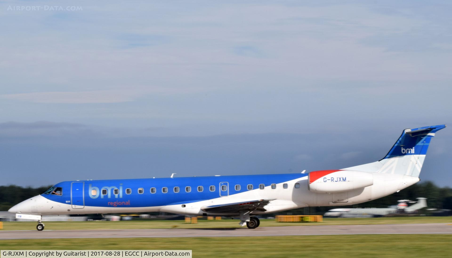 G-RJXM, 2000 Embraer ERJ-145MP (EMB-145MP) C/N 145216, At Manchester